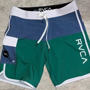 RVCA Colorblock Swim Shorts, 29